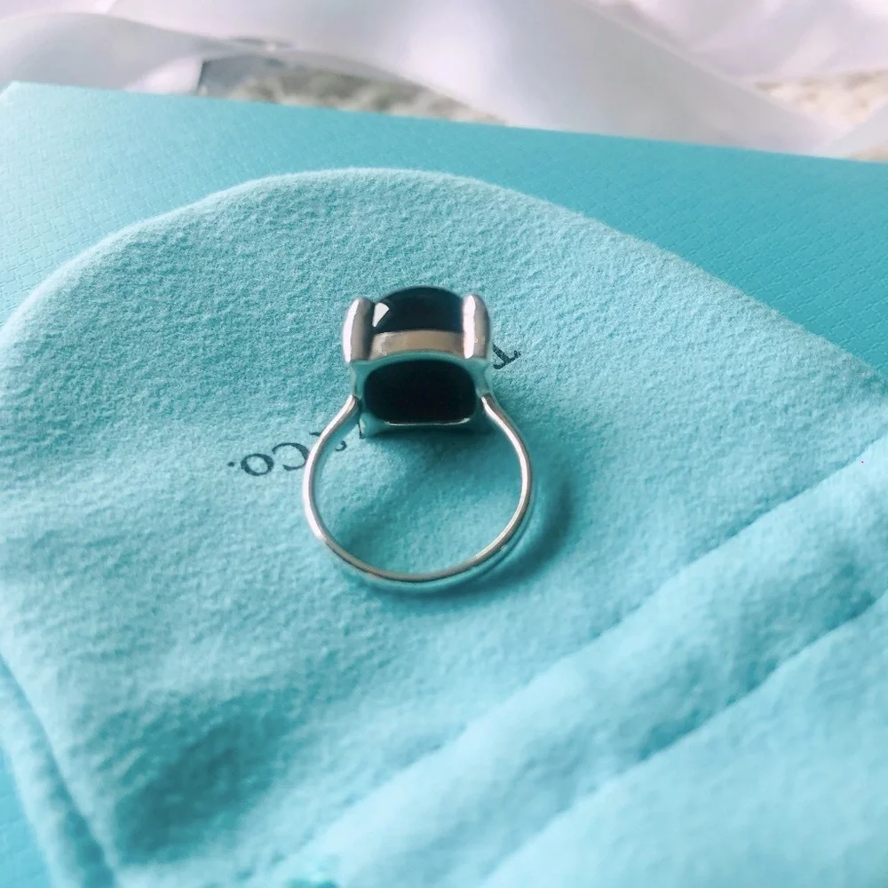 Tiffany & Co Paloma Picasso Sugar Stacks Black Onyx Ring